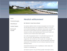 Tablet Screenshot of fehmarn-teichhof.de